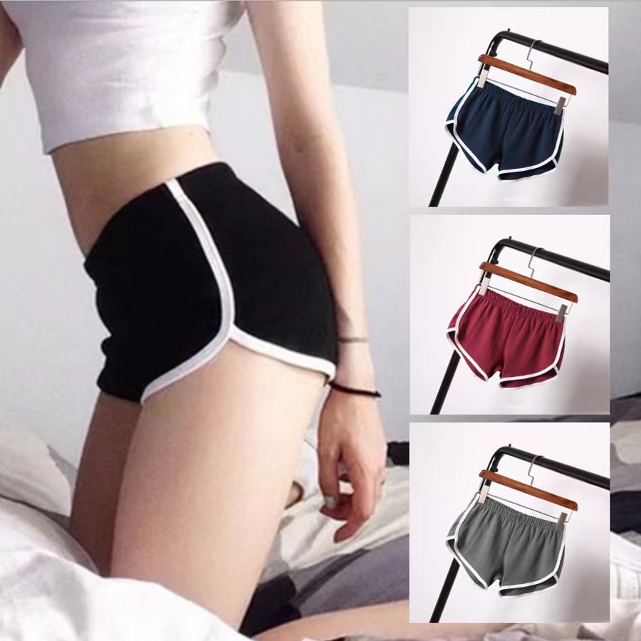 Women High Waist Drawstring Hot Pants Summer Casual Sport Loose Shorts