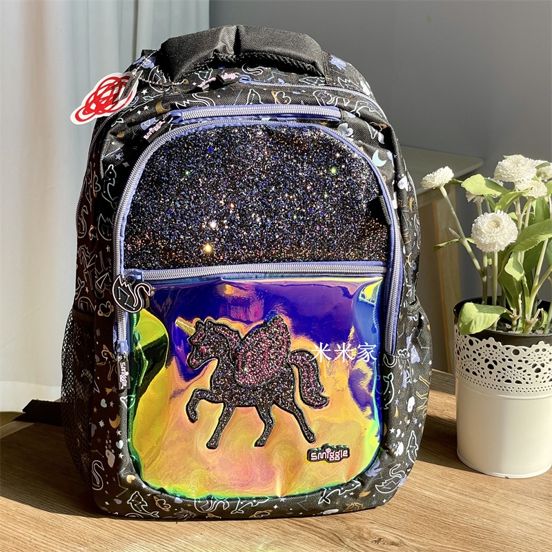 Smiggle best sale black backpack