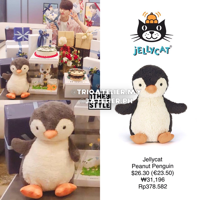 Jellycat peanut cheap penguin large