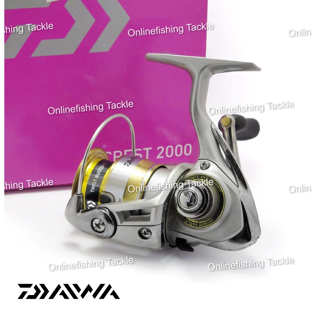 13 NEW DAIWA Fishing reel CREST 2000 Saltwater Spinning Reel with free gift