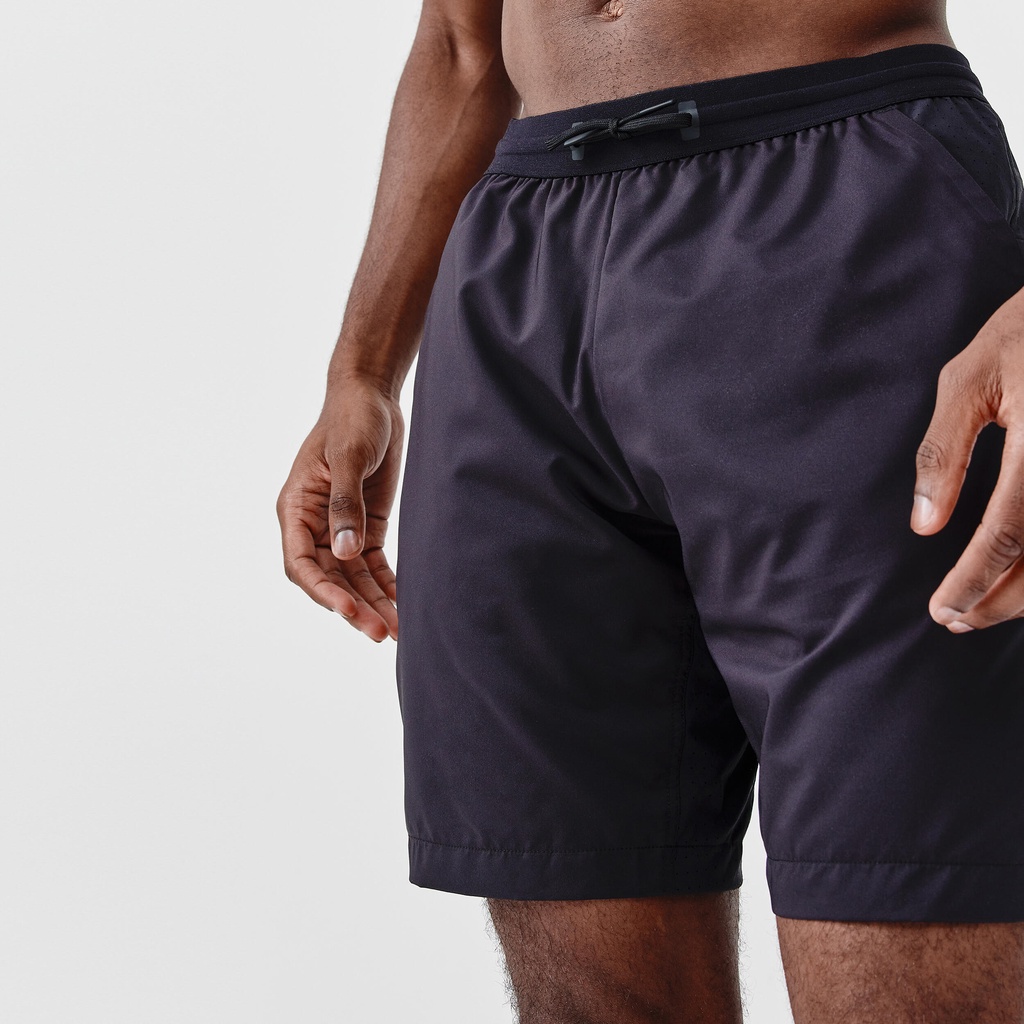 Decathlon Jogging Men Running Shorts Dry Black Moisture Absorb Lightweight Kalenji Shopee Malaysia