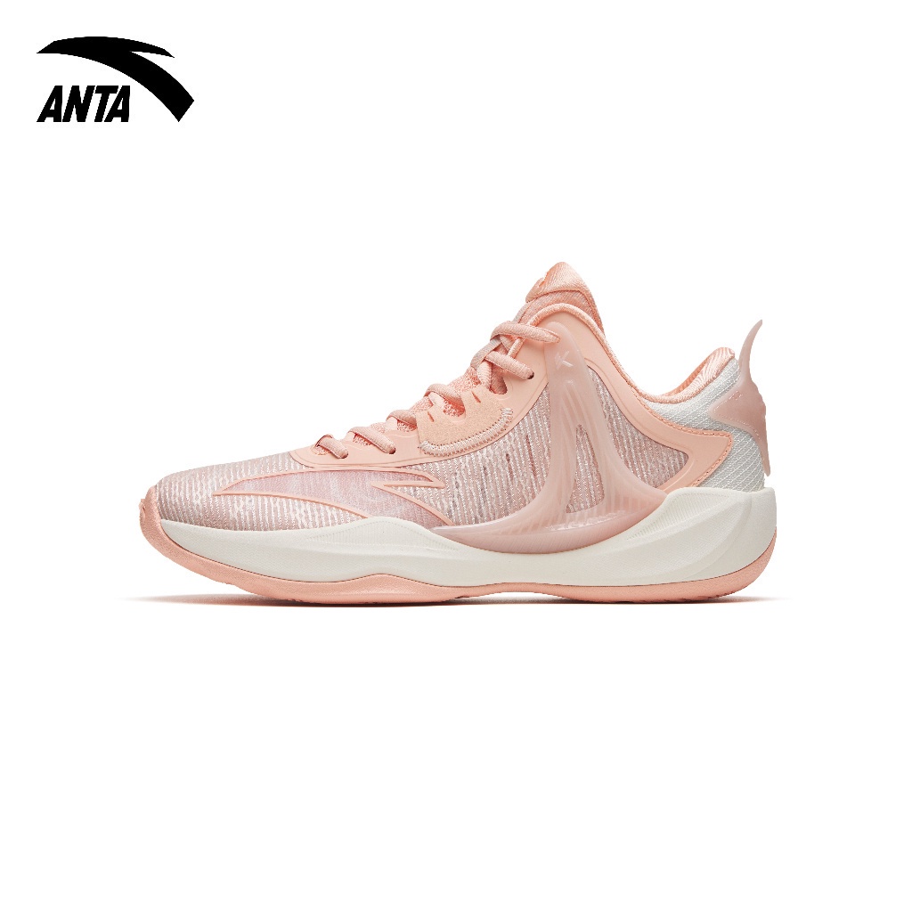 Light pink hot sale basketball shoes