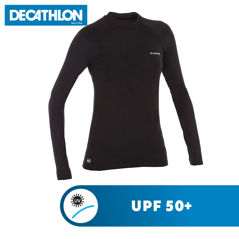 Decathlon UPF 50+ Women Water Sports Long Sleeve Modest Shirt UV