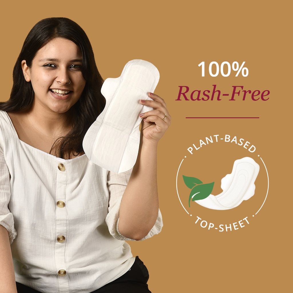 Carmesi Sensitive Sanitary Pads 100% Rash-Free Skin Thin Lightweight Plant  Based Soft Wings Day Night 30pcs L XL XXL