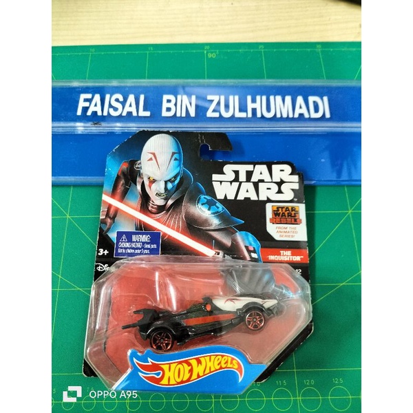 Hot Wheels Star Wars Rebels The Animated Series The Inquisitor Character  Car Card May Or Not Be Perfect FZCC
