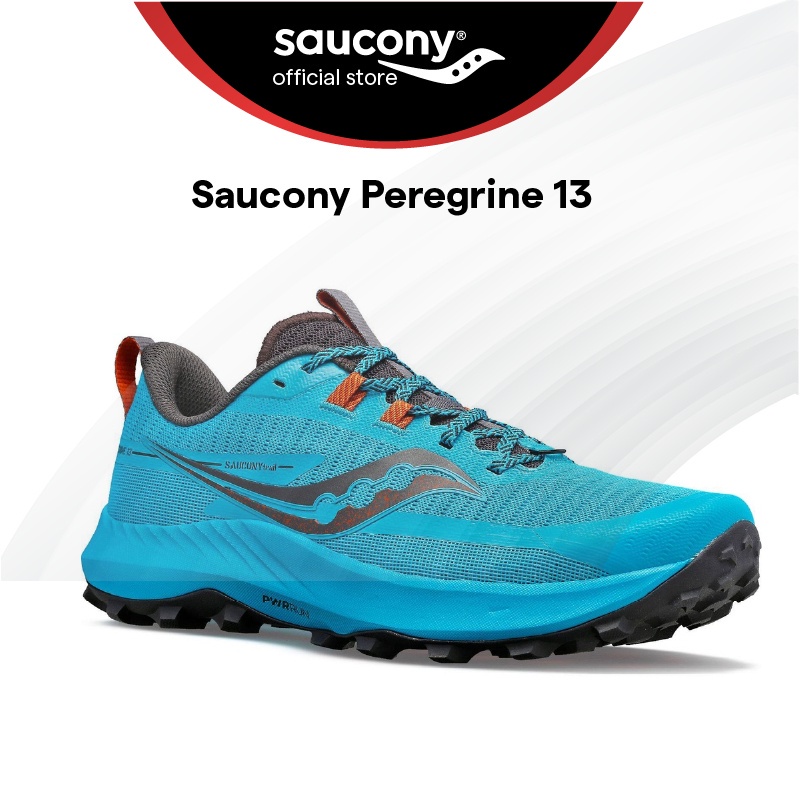 Saucony Peregrine 13 Trail Running Shoes Men s Agave Basalt