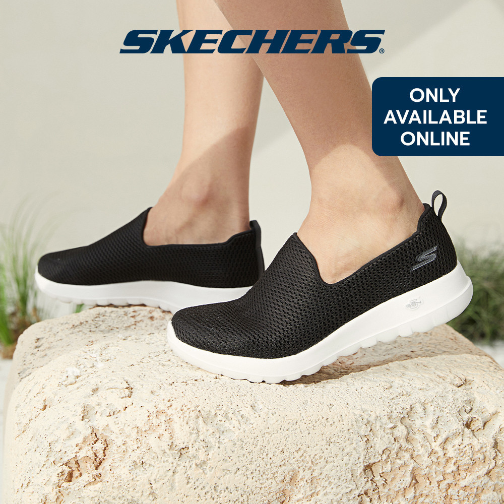 Skechers Women GOwalk Joy  Black/White Walking Shoes – Skechers Malaysia  Online Store