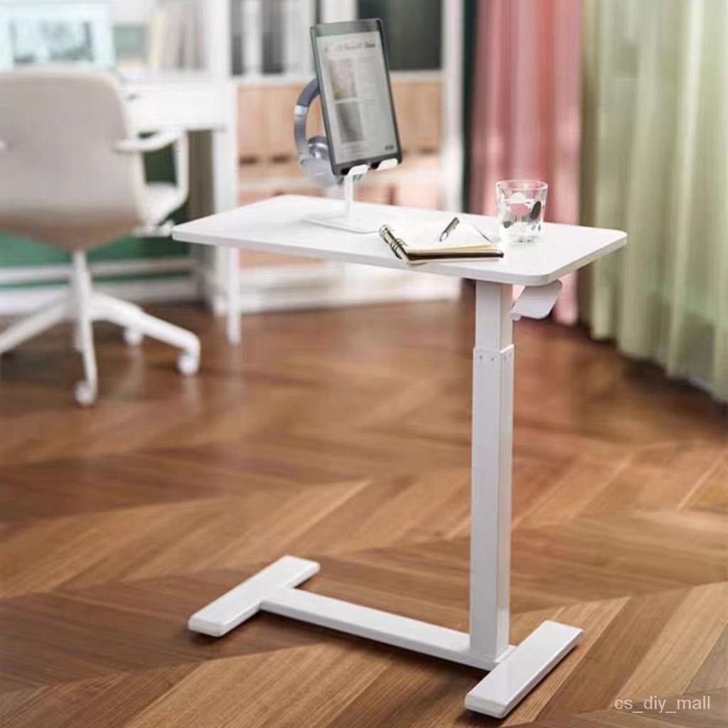 Ikea Same Style Desk Cream Style Movable Bedside Table Computer