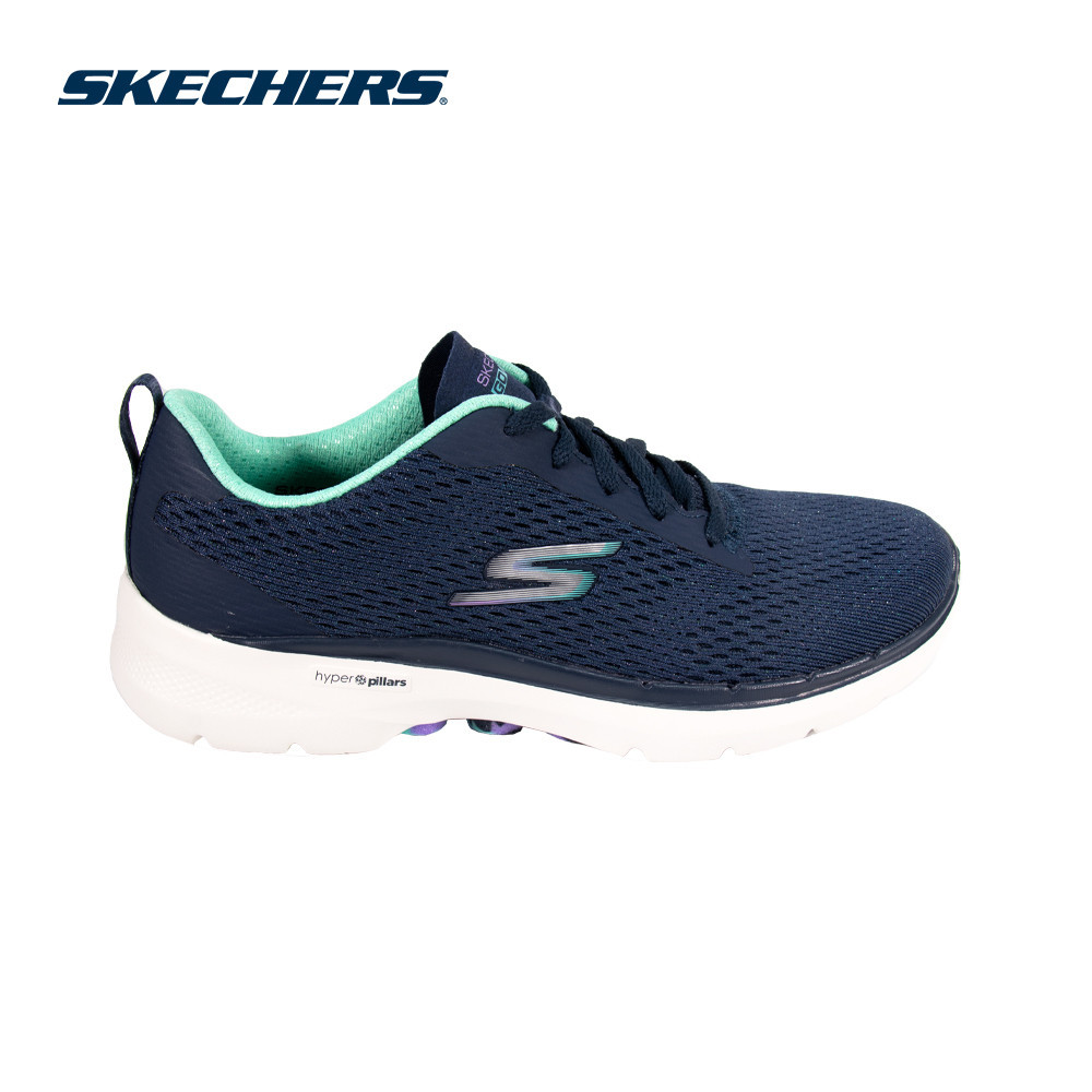 Skechers Women GOwalk 6 High Energy Walking Shoes - 124619-NVAQ Perempuan