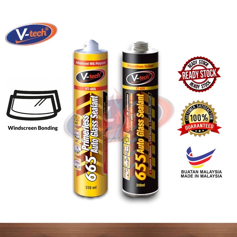 VT-655 Auto Glass Sealant  Car Windscreen Sealant Malaysia