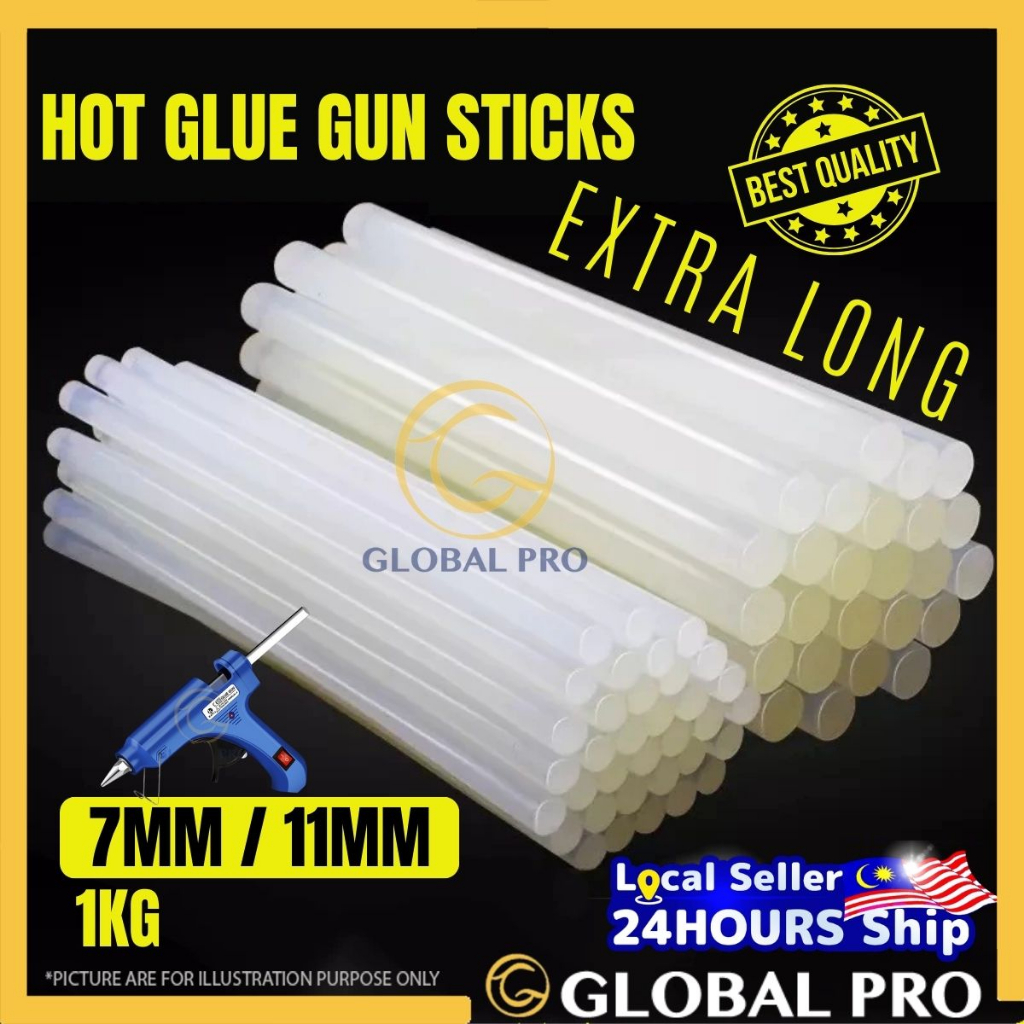 1kg] 7mm/11mm x 300mm Hot Melt Glue Stick for Glue Gun Glue Stick