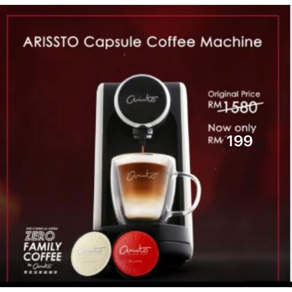 arissto coffee machine capsule