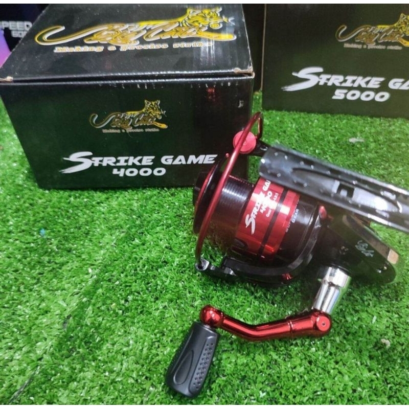 CLEARANCE SALES (SUPER STRONG DRIVE GEAR) MESIN PANCING SPINNING BIG CAT  STRIKE GAME 5+1 FISHING REEL WITH HIGH QUALITY