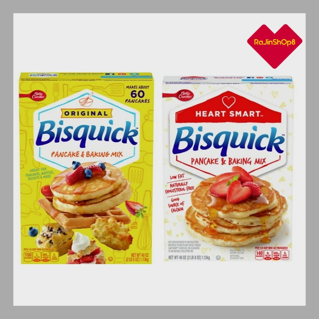 BETTY CROCKER Bisquick Pancake and Baking Mix Original Heart