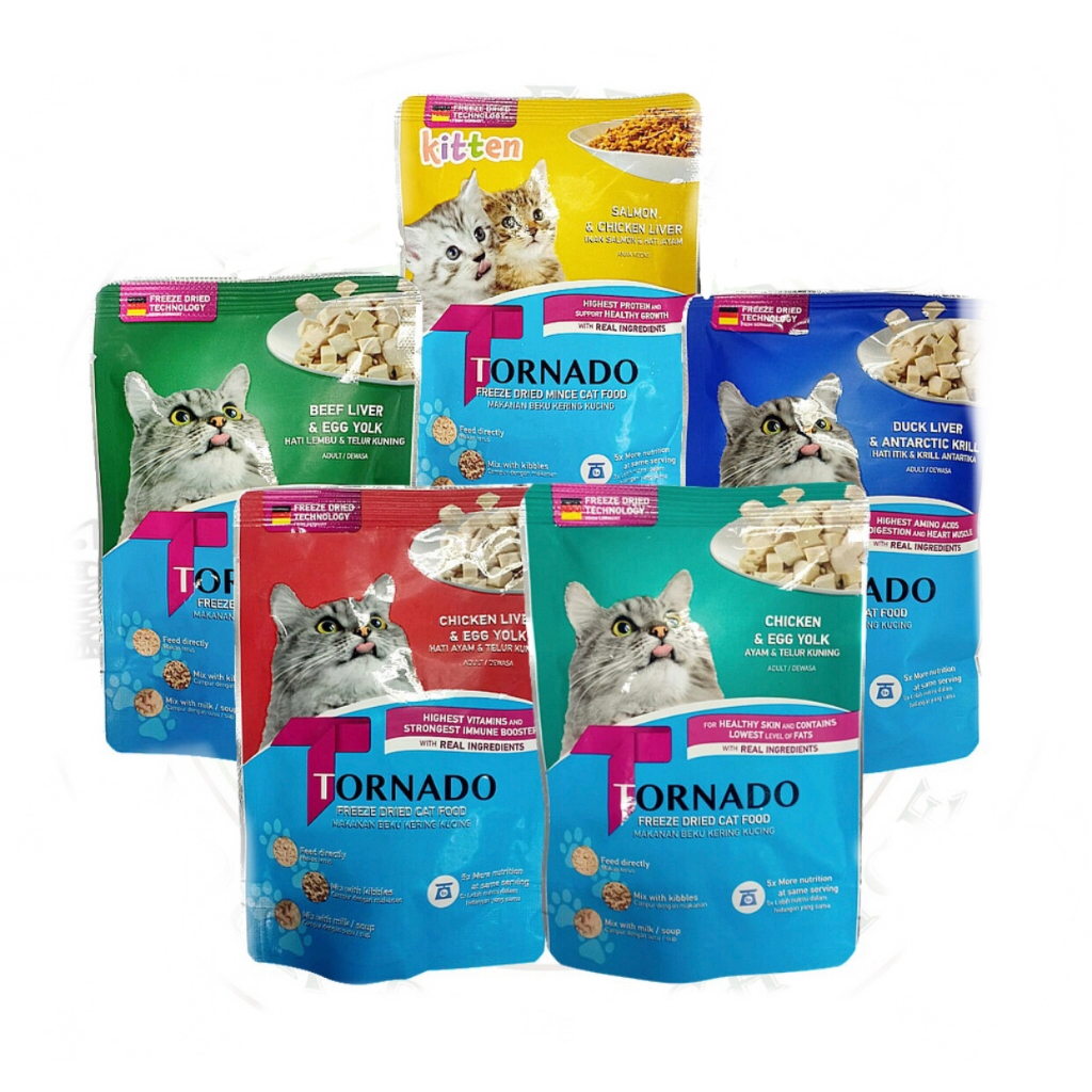 Tornado Freeze Dried Food For Cats Kitten 12g Shopee Malaysia