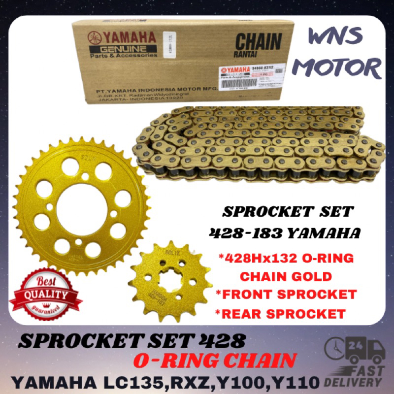 Yamaha rxz chain clearance sprocket