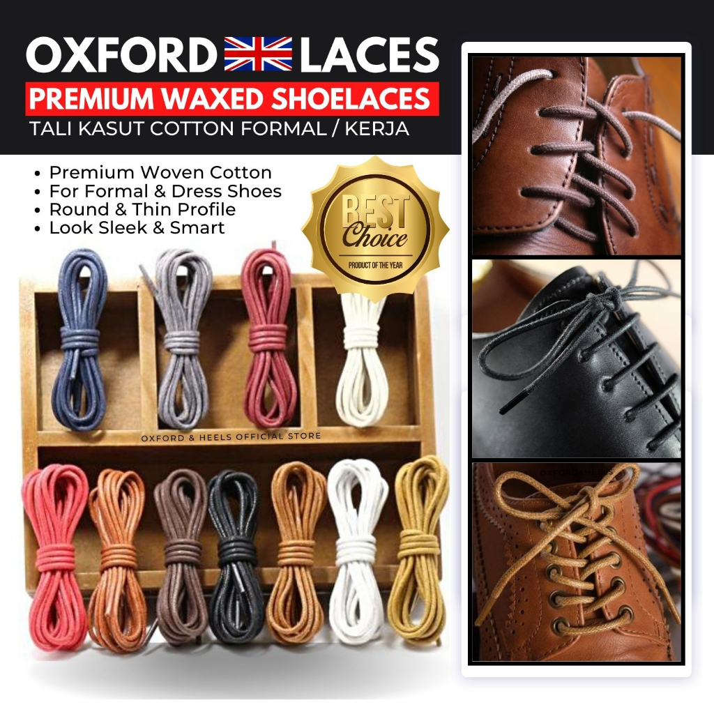 Waxed on sale shoe lace