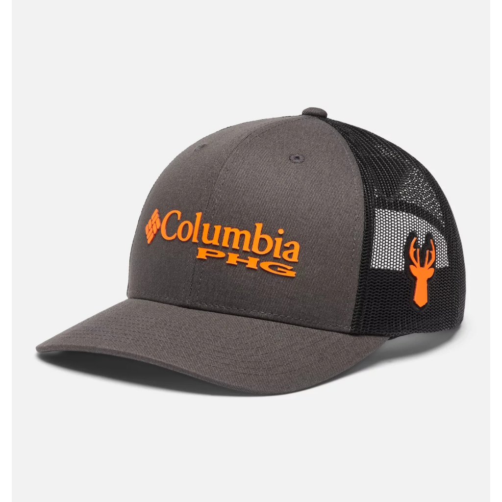 Columbia Phg Game Flag Mesh Ball Cap-high Crown