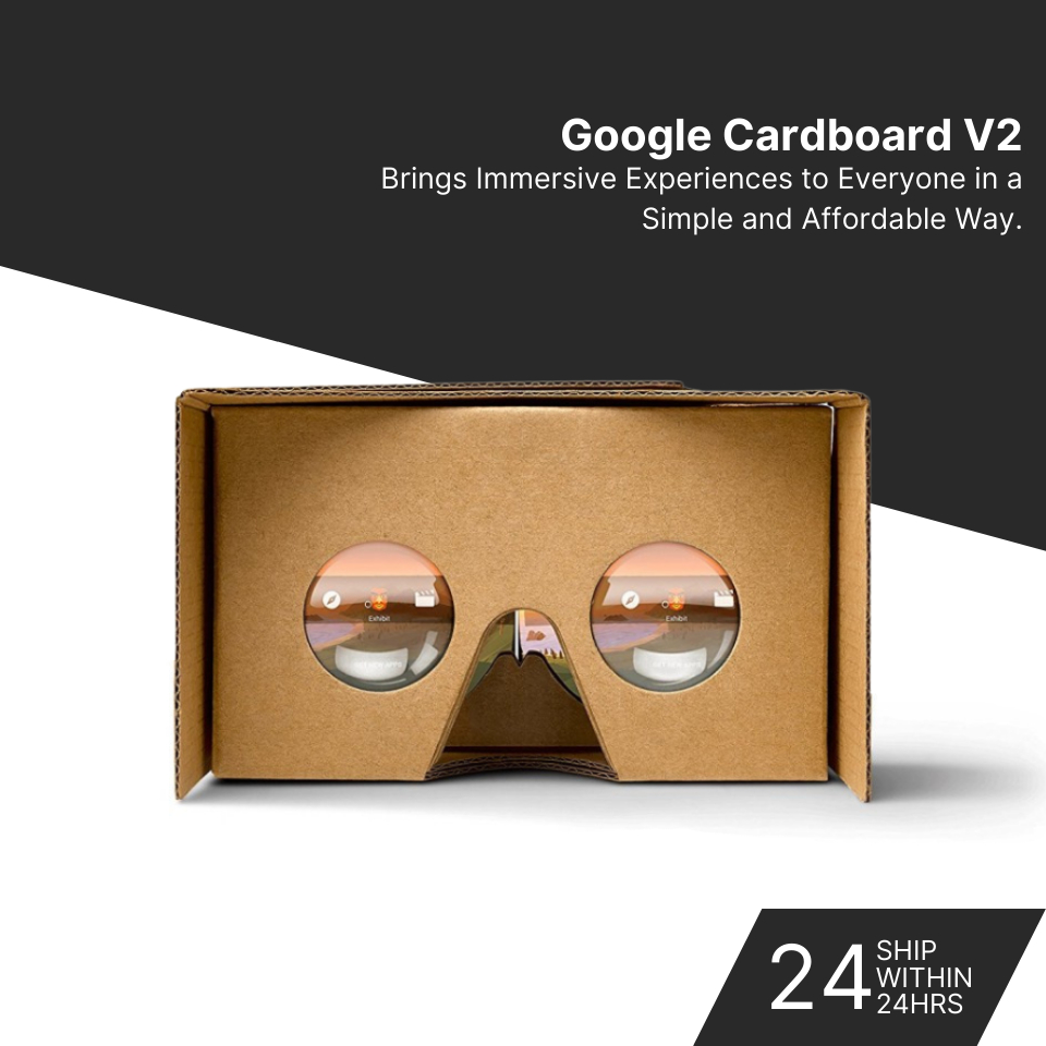 Google Cardboard V2 ブラック 3D VR ② - スマホアクセサリー