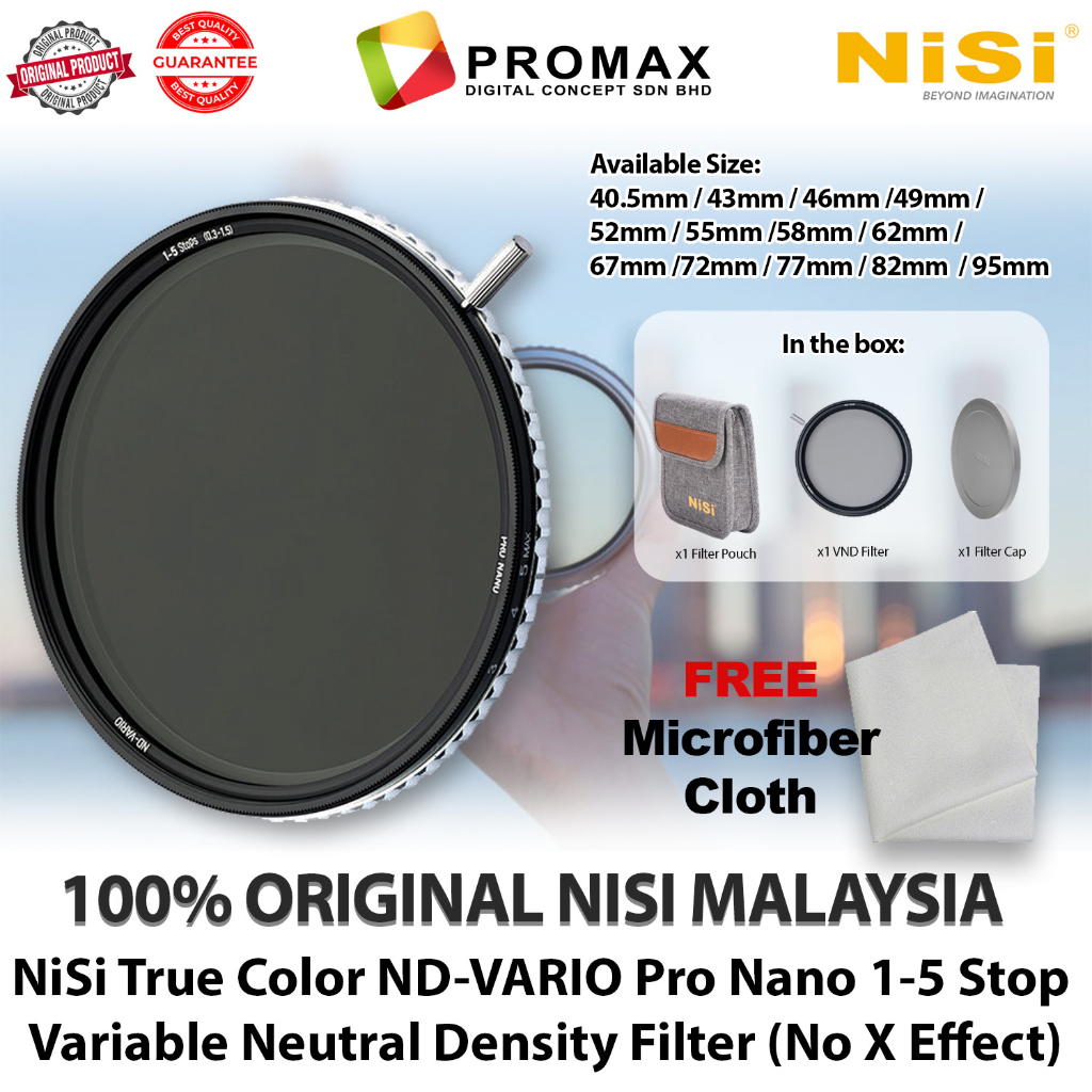 NiSi TRUE COLOR VARIO 1-5stops 72mm-