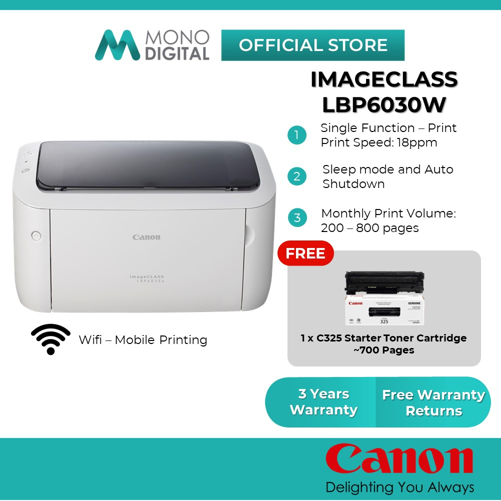 Canon imageclass deals lbp6030w