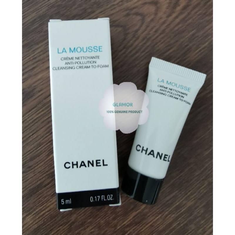 Chanel La Mousse ANTI-POLLUTION Cleansing CREAM-TO-FOAM 5ml New