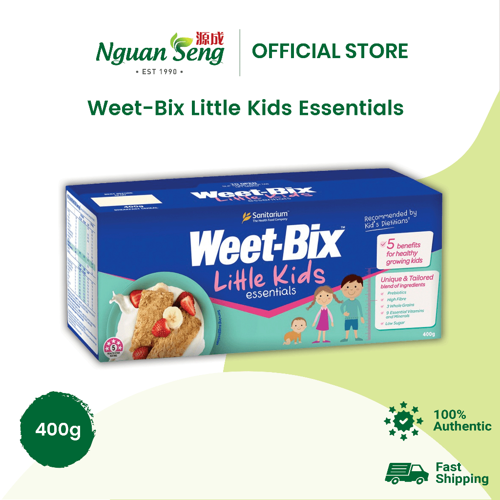 Weet-Bix Little Kids Essentials Low Sugar Cereal Bar (400g