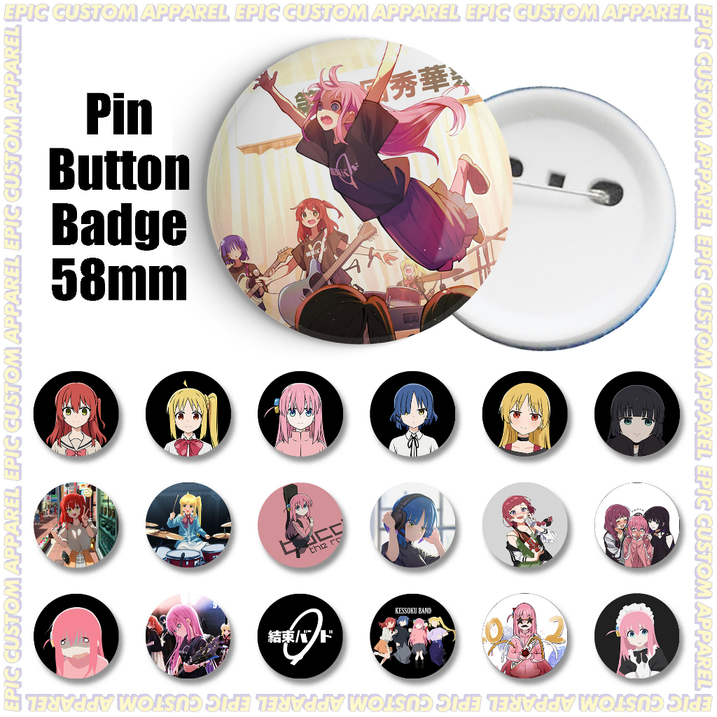 58mm Kamigami no Asobi Apollon Agana Belea Hades Anime Badges Round Buttons