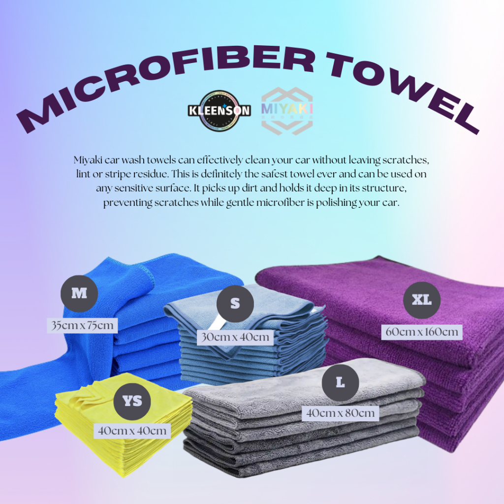 1Pcs - Top Quality Microfiber Towel For Cleaning car - SIZE 30CM×60CM.