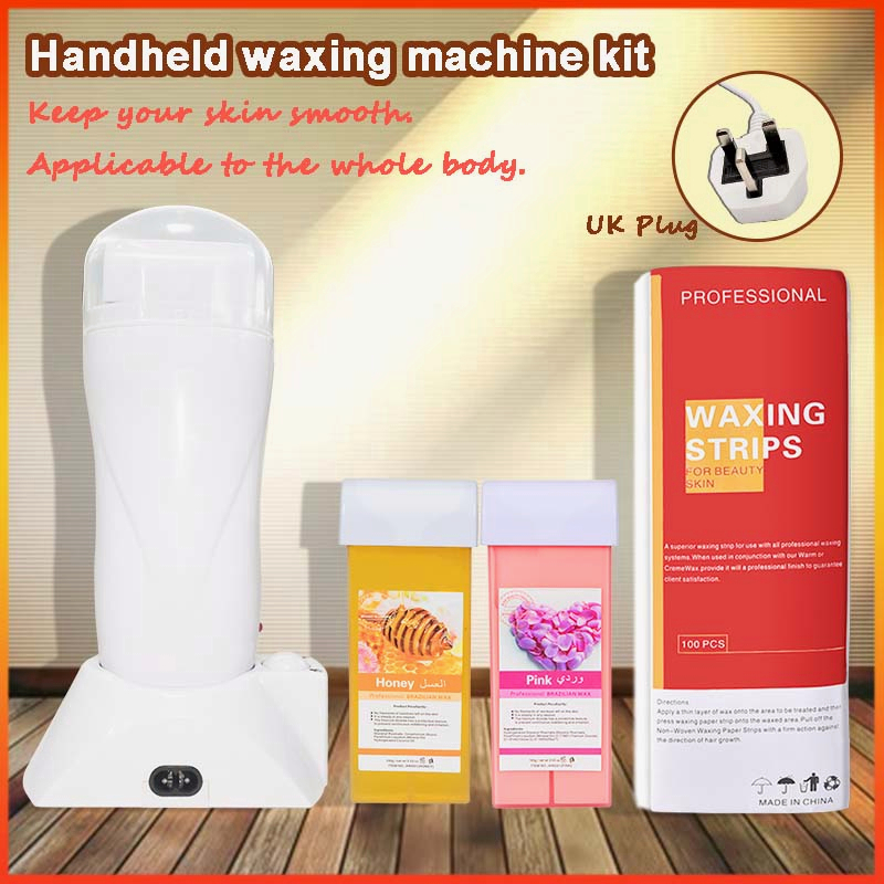 Handheld Hair Removal Waxing kit,Portable hair removal and wax  set,Attachable base roller Waxing machine | Shopee Malaysia