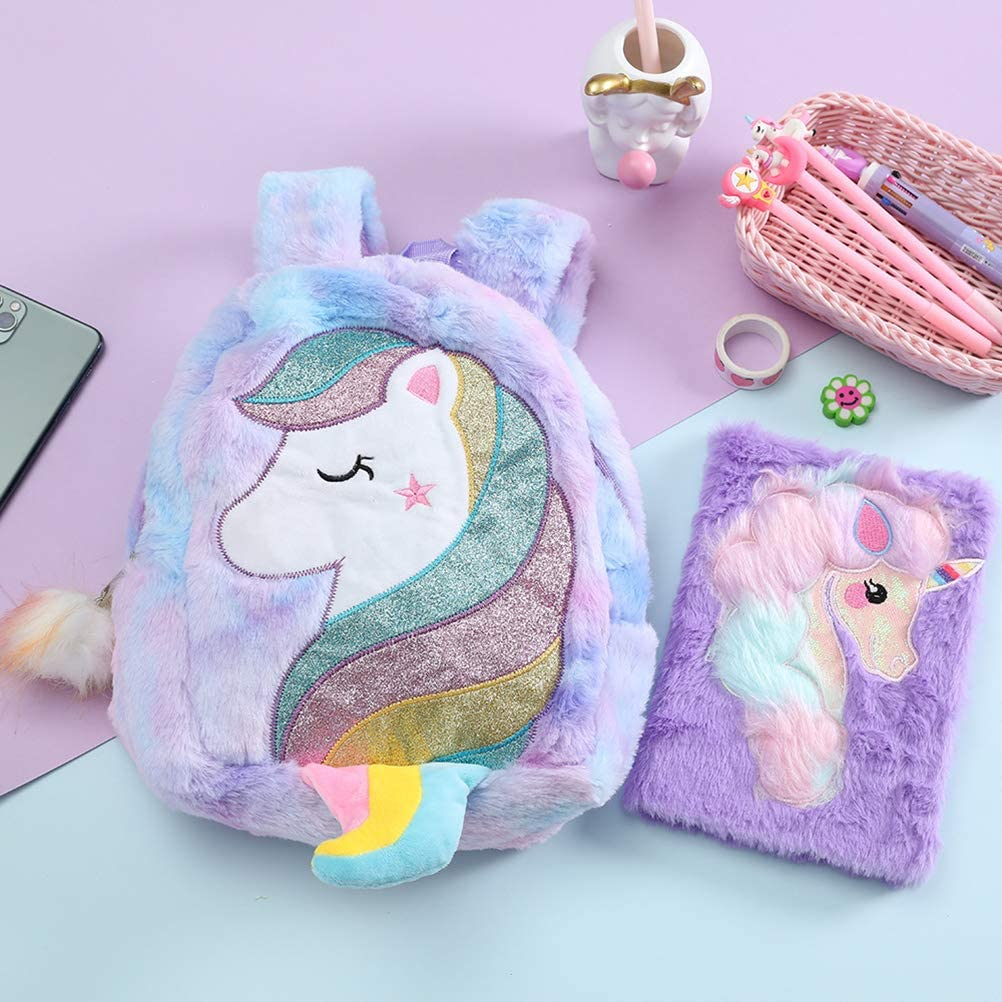 Fluffy Unicorn Backpack - Seven Season