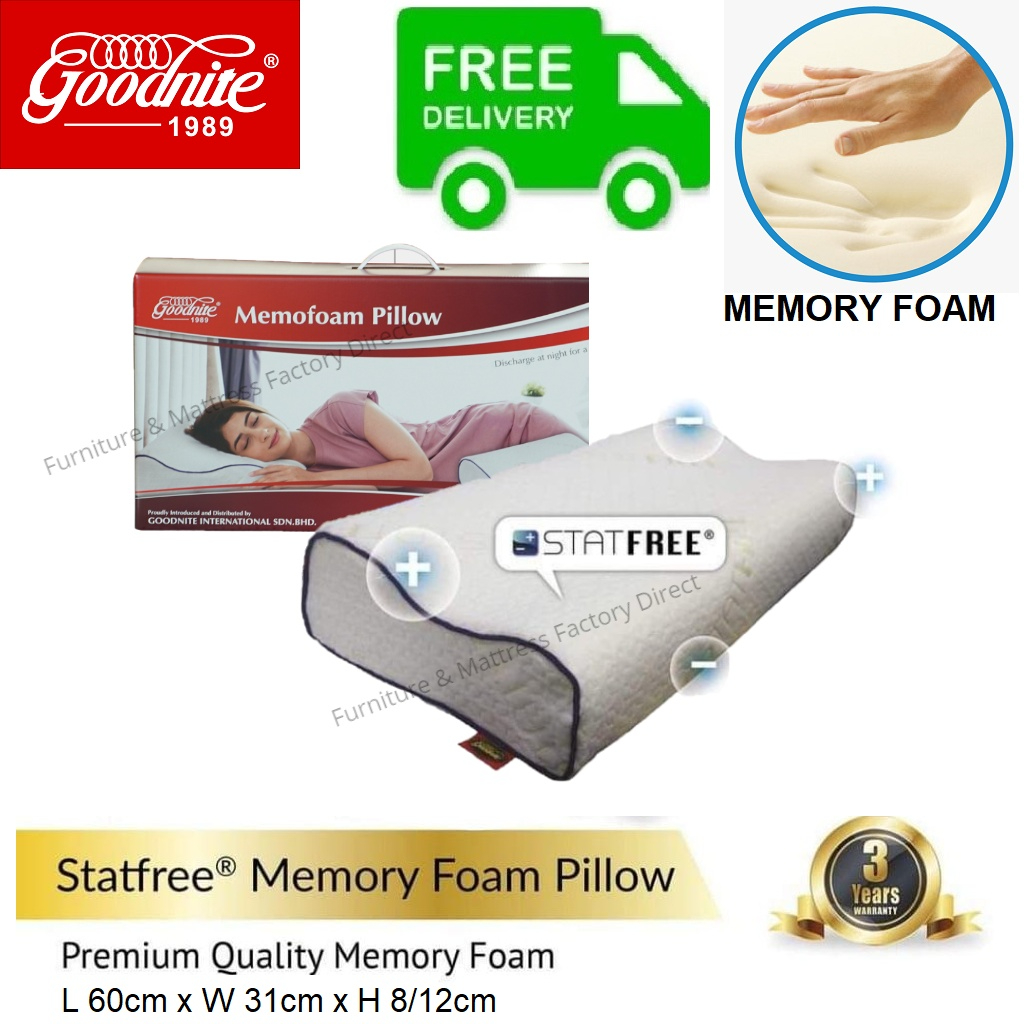 Goodnite memory foam store pillow