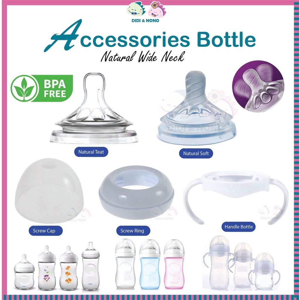 Avent natural bottle screw hot sale rings