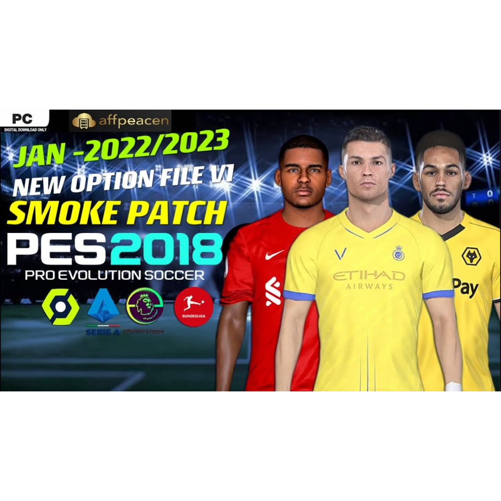 PES 2017 NEW SMOKE PATCH OPTION FILE SEASON 2023-2024 