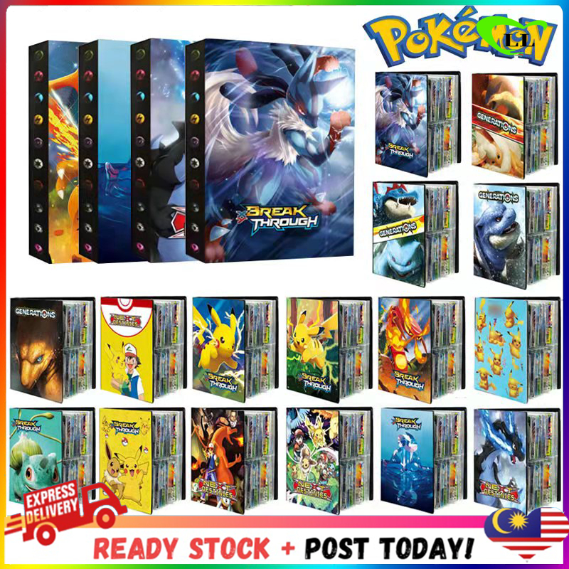 240pcs Pokemon Card Collect Book Kpop Collectibles Cards Binder 240pcs  Classeur Carte Pokémon