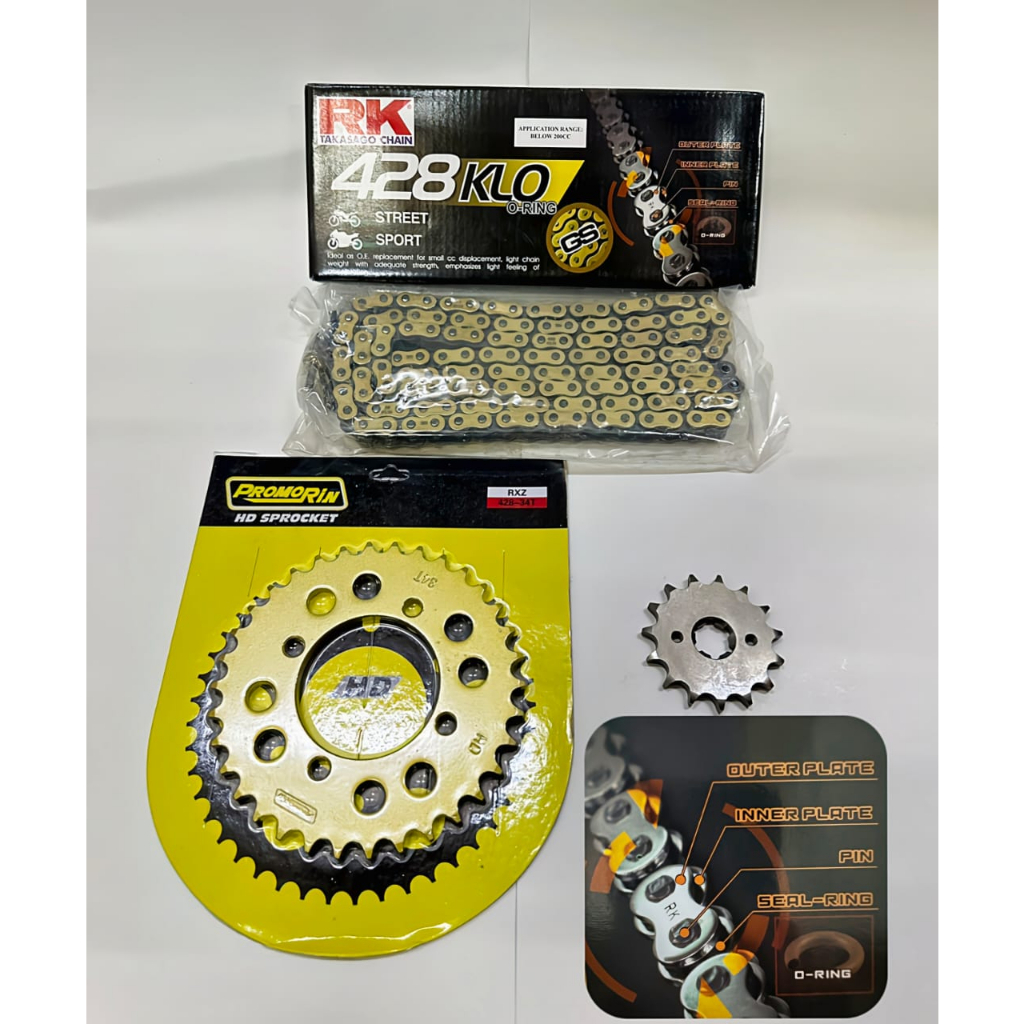 Yamaha rxz chain sale sprocket