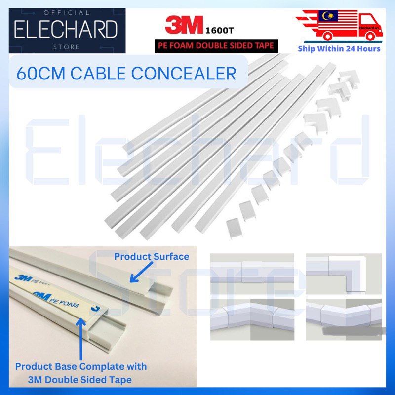 304 Stainless Steel Cable Raceway On-Wall Wire Cover Surface Mount  Electrical Channel To Hide Cable Concealer Floor Cord Cover