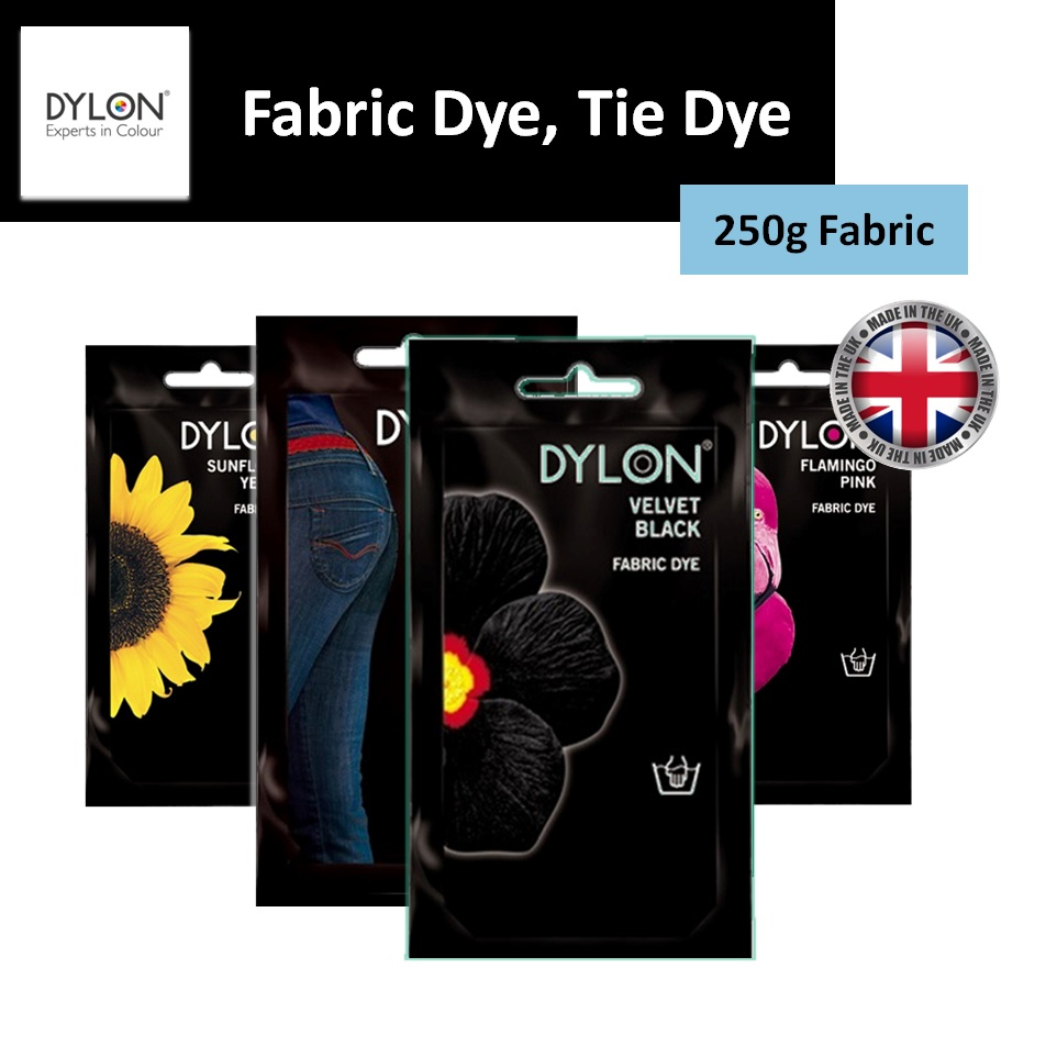 DYLON Fabric Dye - Velvet Black, 100g for sale online