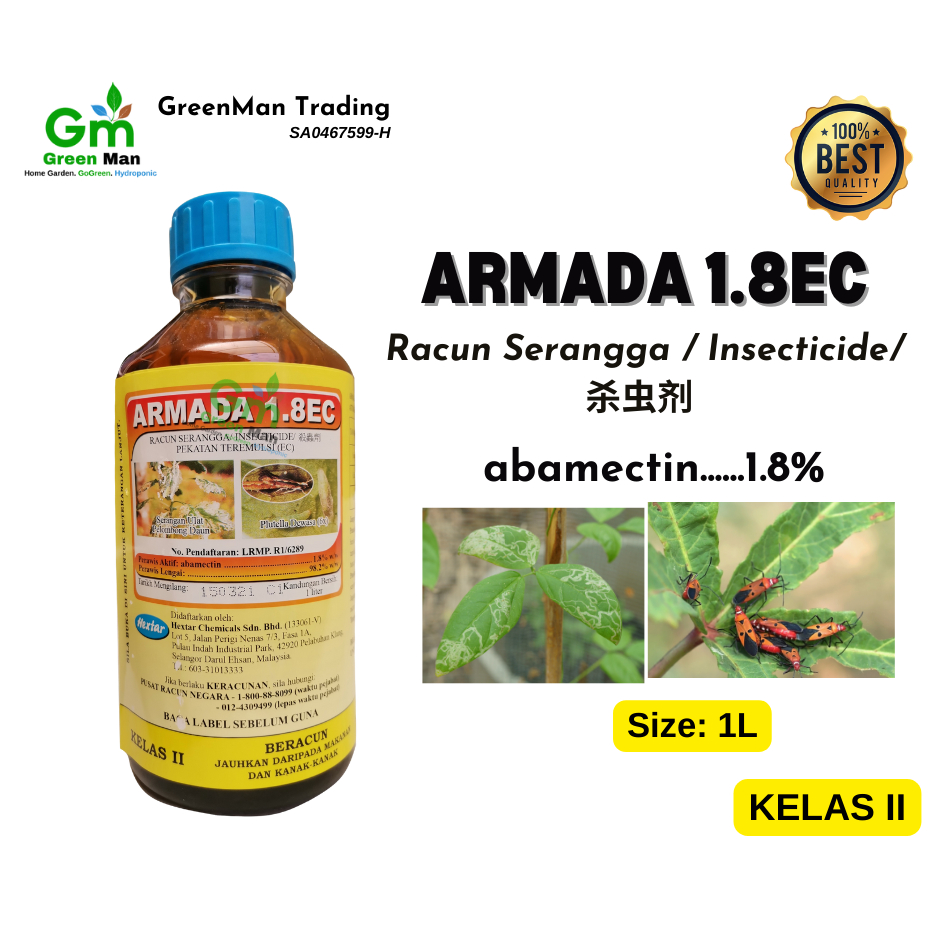 1L ARMADA 1.8EC abamectin Racun Serangga Insepticidal