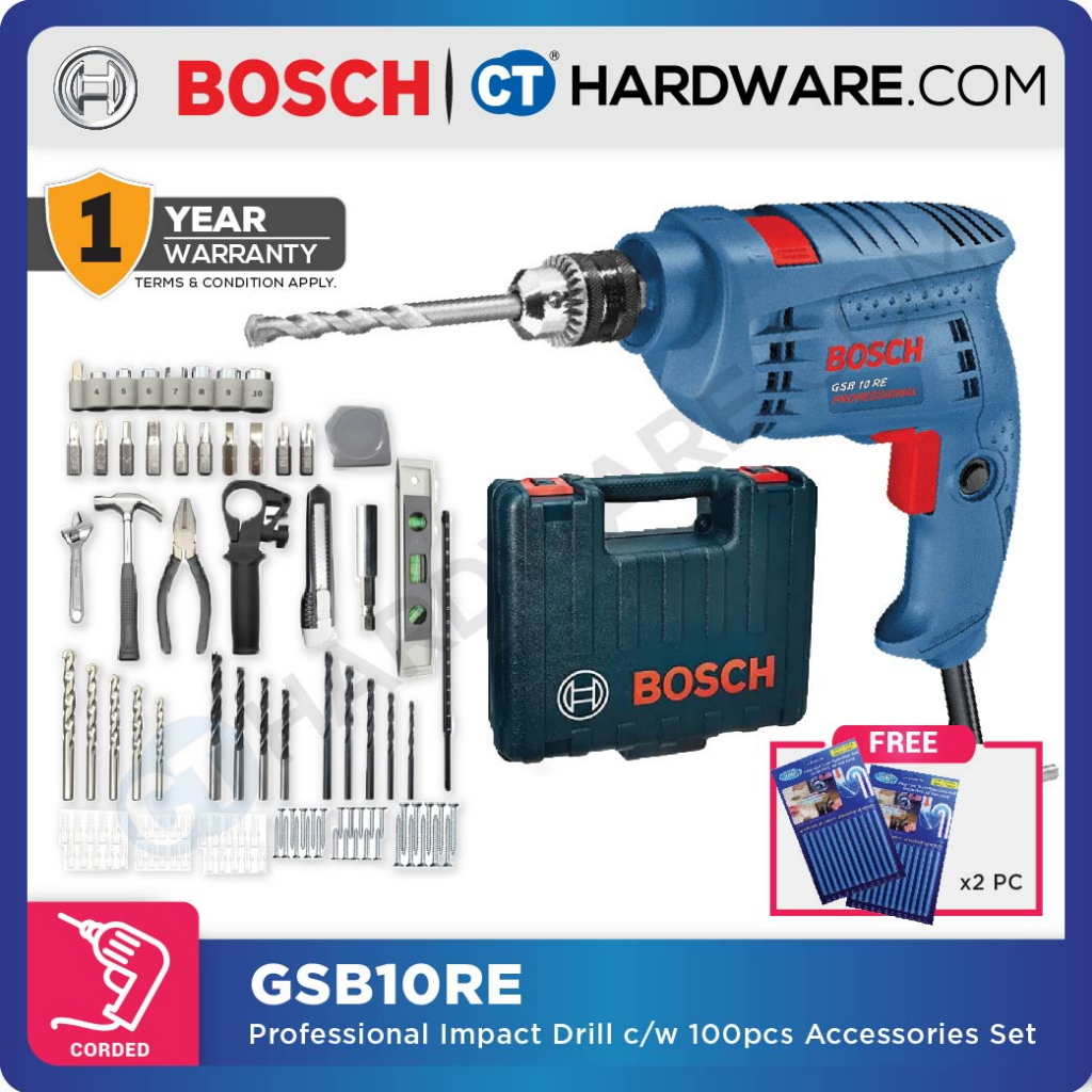 500W Corded Hammer Drill