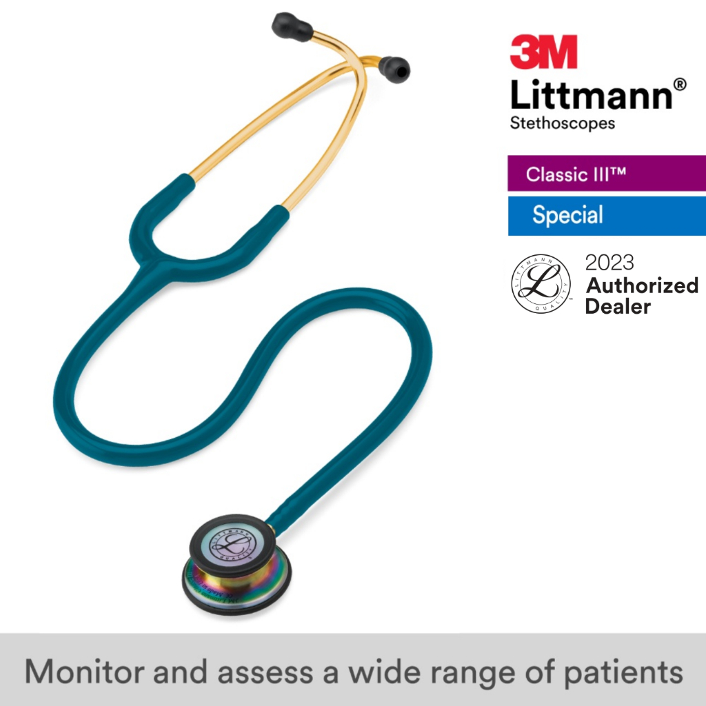 Littmann Cardiology IV 6190 stethoscope with name engraving and