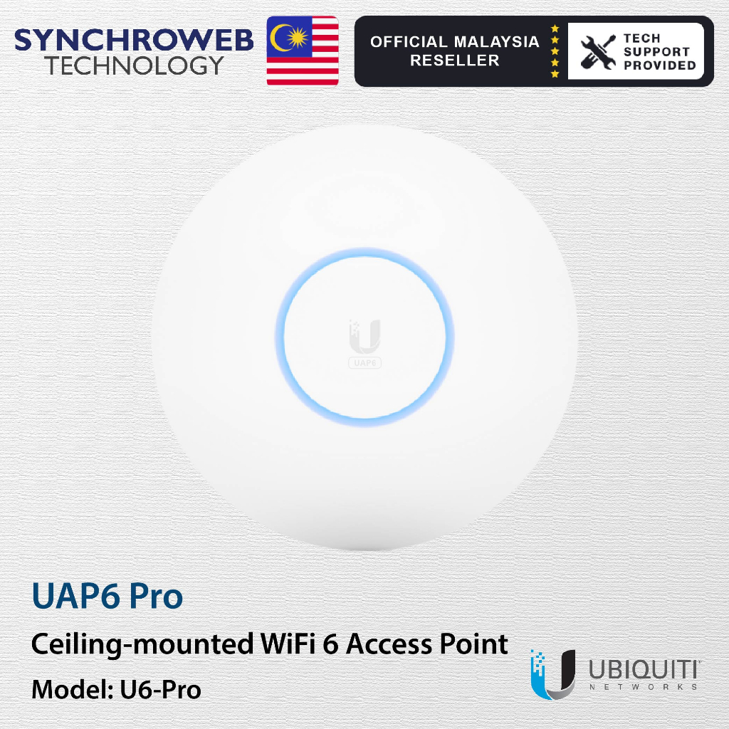 UBNT UBIQUITI NETWORK U6-PRO ACCESS POINT