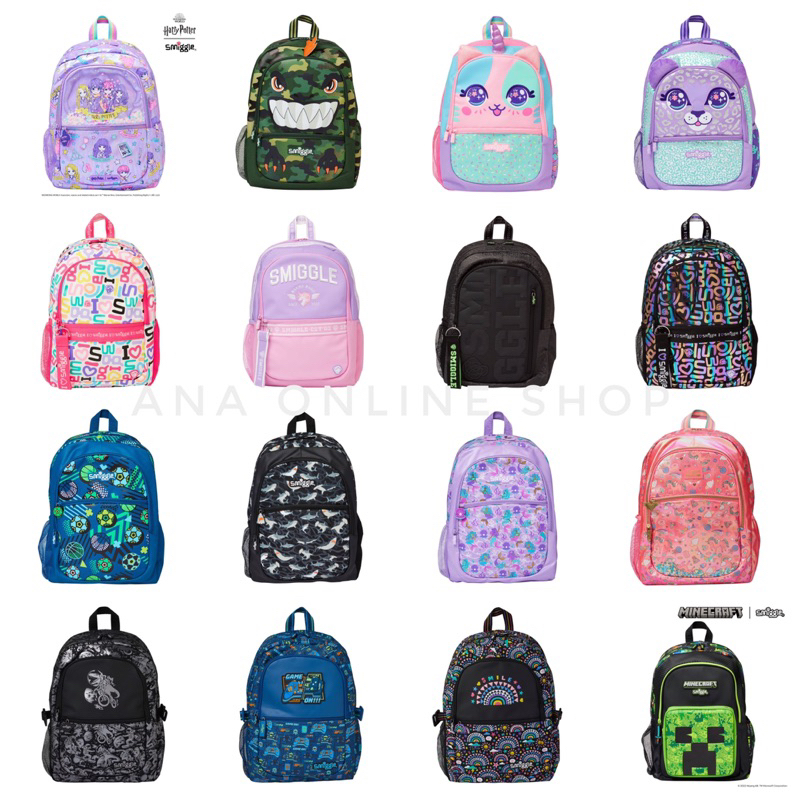 ORIGINAL SMIGGLE BAG KIDS BACKPACK CHILD SCHOOL BAG