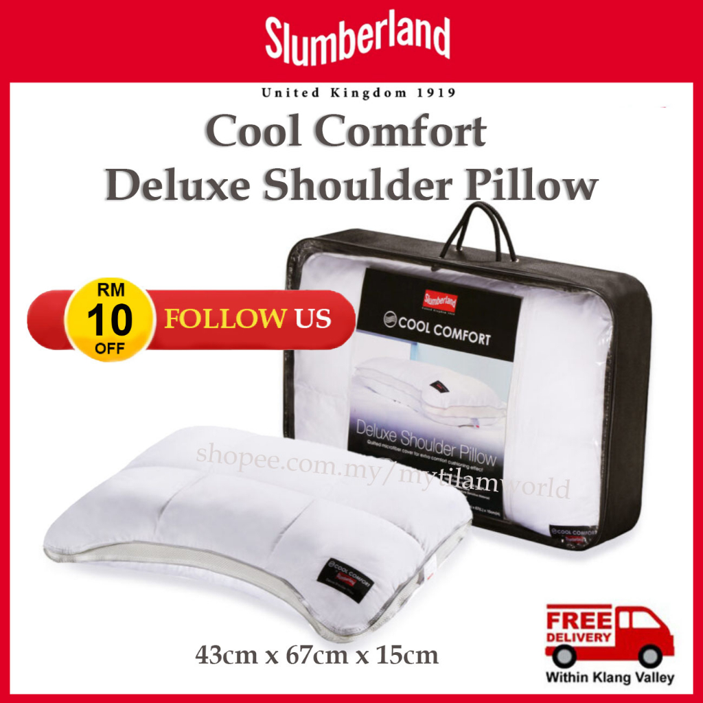 SLUMBERLAND Cool Comfort Deluxe Shoulder Pillow