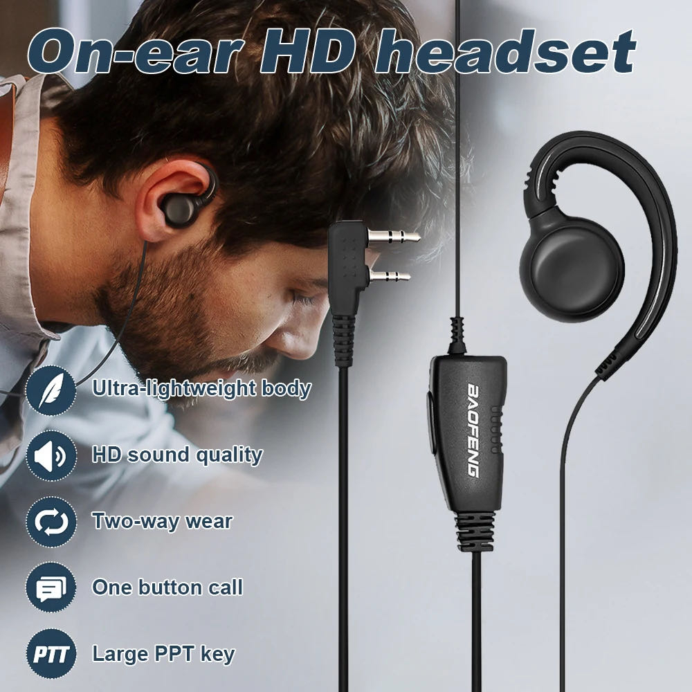 Radio headset best sale with microphone