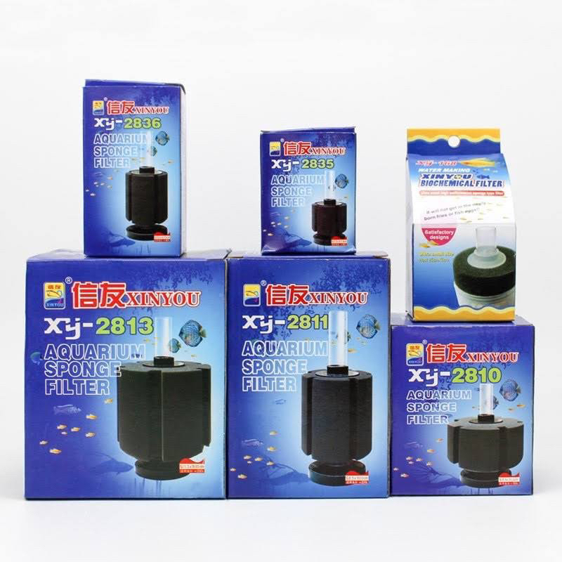 Xinyou XY-2010 Corner Filter with Filter Media (Suitable up to 3 Feet  Tank)