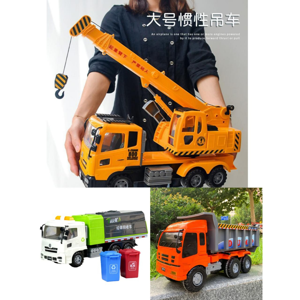 Large toy 2025 crane truck