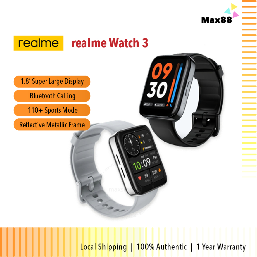 Realme smartwatch call online notification