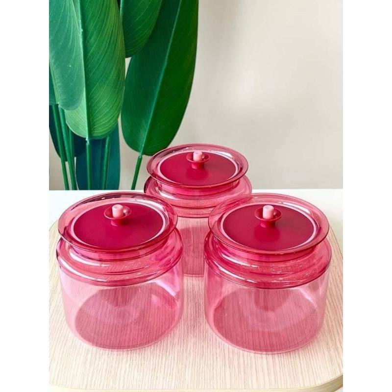 Tupperware Universal Jar CNY Pink 550ml Gift Set (6pcs + Box) Mini Size