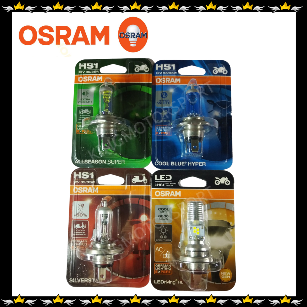 OSRAM EZUKI BULB HS1 LED LC135 V4 / SRL115 F.I / AVANTIZ / SOLARIZ /  WAVE110 / Y15ZR / GT128 / DASH110 / BEAT / FUTURE